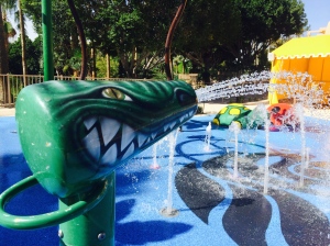 The Phoenician's new 'Surge' - The Phoencian's unique splash pad for young ones to cool their heels.